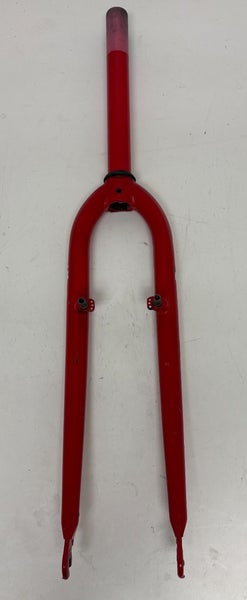Vintage Specialized Red Direct Drive CrMo Hybrid/Touring Fork 235mm 1-1/8" Tube