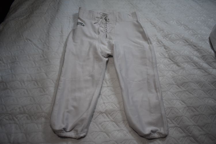 NEW - Rawlings F4535 Slotted Football Game Pants, White, Adult XL