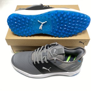 Puma Ignite Elevate Golf Shoes Gray Blue Men's SZ 9 (376077 03)