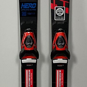 Kid's Rossignol 134cm Hero Athlete GS Pro Skis With SPX 10 Bindings Max Din 10 (Used) (503D)