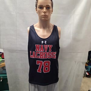 Navy Lacrosse Under Armour Reversible Jersey Women's L/XL NCAA