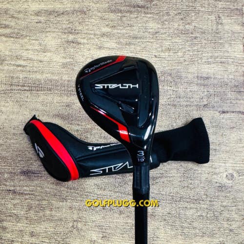 3 Hybrid- Taylormade Stealth w/ Headcover / Ventus, Stiff Flex (2362)