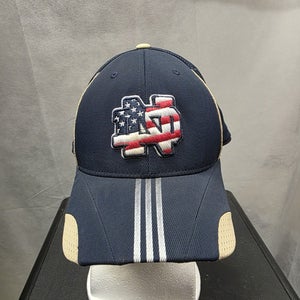 Retro Notre Dame Fighting Irish Patriotic Adidas Flex Hat L/XL NCAA