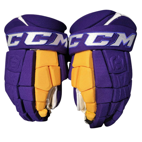 CCM HGCLPR LA Kings Retro Pro Stock Gloves 14"