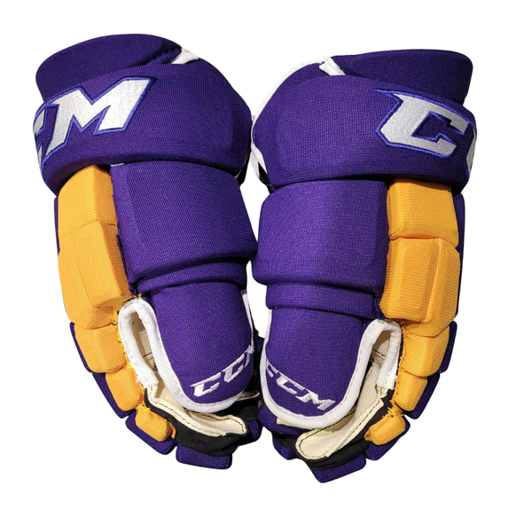 CCM HGCLPR LA Kings Retro Pro Stock Gloves 14