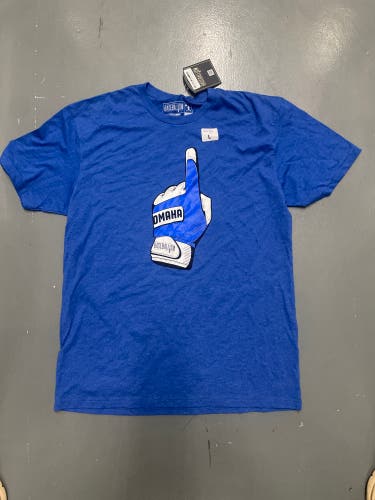 Baseballism Blue Large Adult Unisex American Classic Shirt (New)