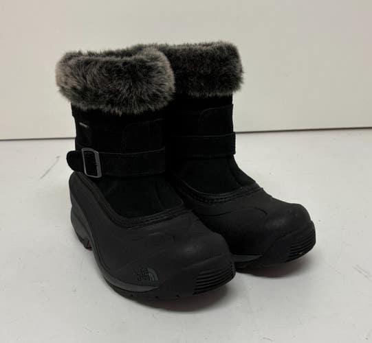 The North Face Chilkat III Black Suede Side Zip Women's Winter Boots 8.5 39.5