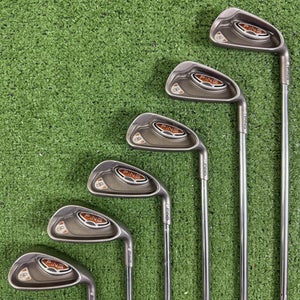 Ping G10 Iron Set 6-PW SW Silver Dot AWT Regular Flex Steel CP2 Wrap Jumbo Grips