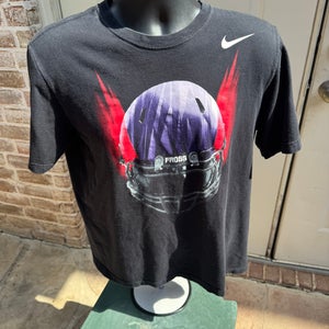 Nike, Short Sleeve, Black, Graphic, TCU Frogs, Size Medium
