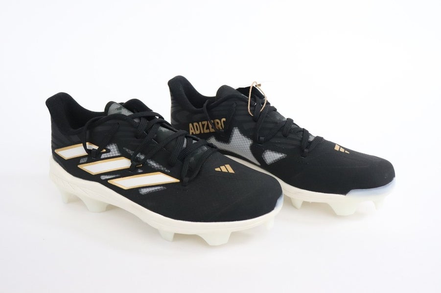 Adidas Adizero Afterburner Mens Size 8 Black Gold Baseball Cleat IG9619
