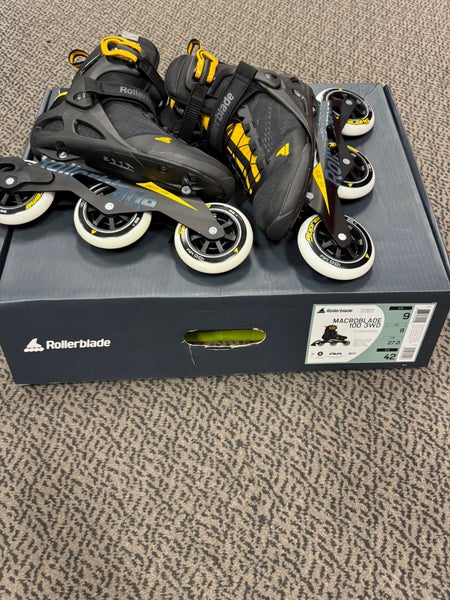 Rollerblade Macroblade 100 3WD  Skates Size 9 (New) Inline skates