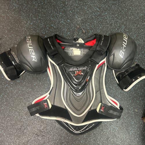 New NHL Red Wings Pro Stock Bauer Vapor 1x Hockey Shoulder Pads Sr. Medium