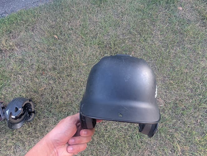 2 - Small Adidas Triple Stripe Batting Helmet (Used)