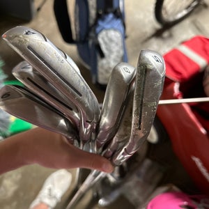 Men's TaylorMade Rocketbladez Left Hand Iron Set Regular Flex Steel Shaft (Used)