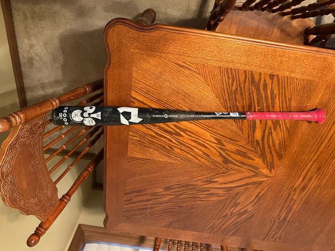 2022 DeMarini The Goods One Piece Alloy BBCOR Certified Bat (-3) 31 oz 34" (Used)
