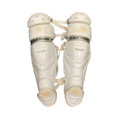 Used Easton EASTON LEG GUARDS Catchers Leg Guards White Adult 11859-S000025867