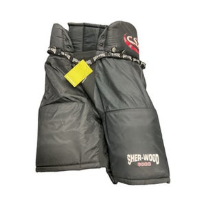 Sher-Wood (Used) Small Black Intermediate Senior Hockey Pants