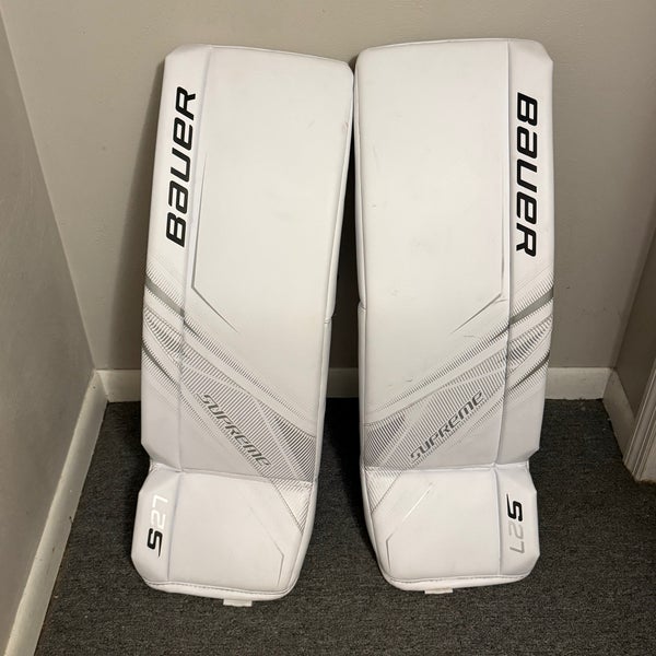 Large Bauer Supreme S27 Goalie Leg Pads (Used)