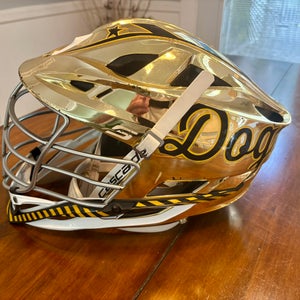 Used Gold Chrome Cascade S Helmet - Adult Size