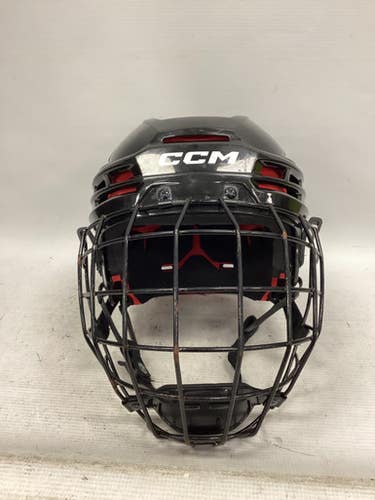 Used CCM TACKS 70 M Helmet Cage Combo Black MD 11851-S000038397
