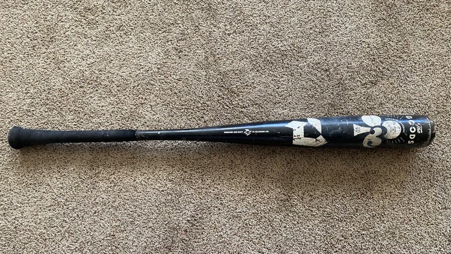 2022 DeMarini The Goods One Piece Alloy BBCOR Certified Bat (-3) 31 oz 34" (Used)