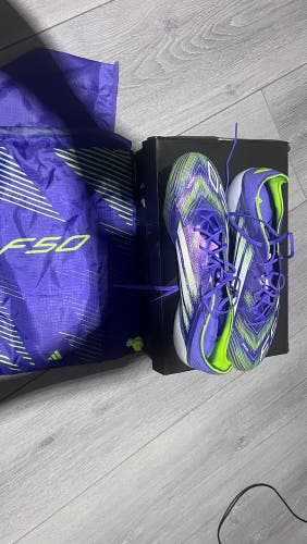Purple Men's Size M 12.0 (W 13.0) Adidas F50 adizero Turf Cleats Cleats (New)