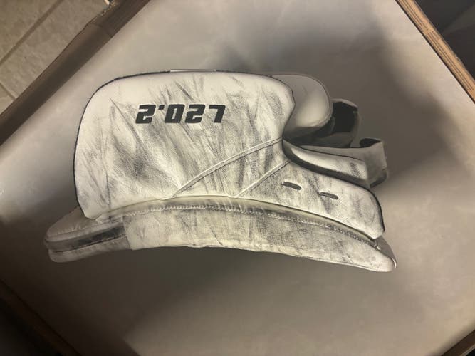 True Regular goalie pads c/w blocker and catcher