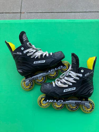 Senior Bauer RS Inline Skates Regular Width Size 6.5 (Used)