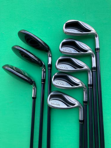 Women's Callaway Solaire Iron Set Right Handed Ladies Flex Graphite Shaft (Used)