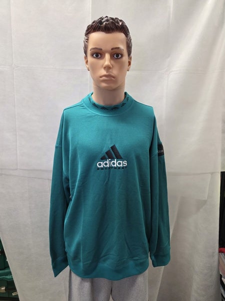 NWT Adidas Eqt Reflective Crewneck Sweatshirt Green L