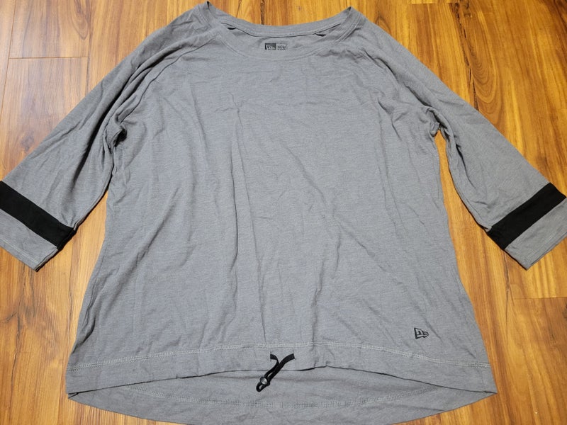 New Era Ladies Tri-Blend 3/4 Sleeve Shirt, Tag Size XL