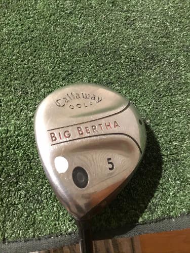 Callaway Left Handed 2004 Big Bertha 5 Wood Regular RCH 75w Graphite Shaft (42)