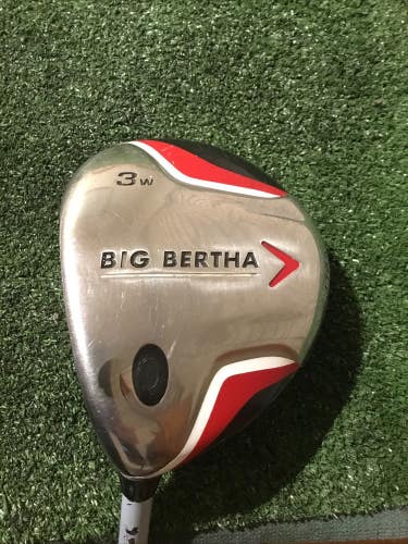 Callaway Left Handed 2007 Big Bertha 3 Wood Regular 70g Graphite Shaft LH (43)