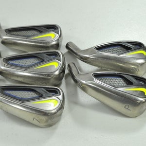 Nike Vapor Fly 5-7,9-PW Iron Set HEADS ONLY (no 8 iron)  #200792