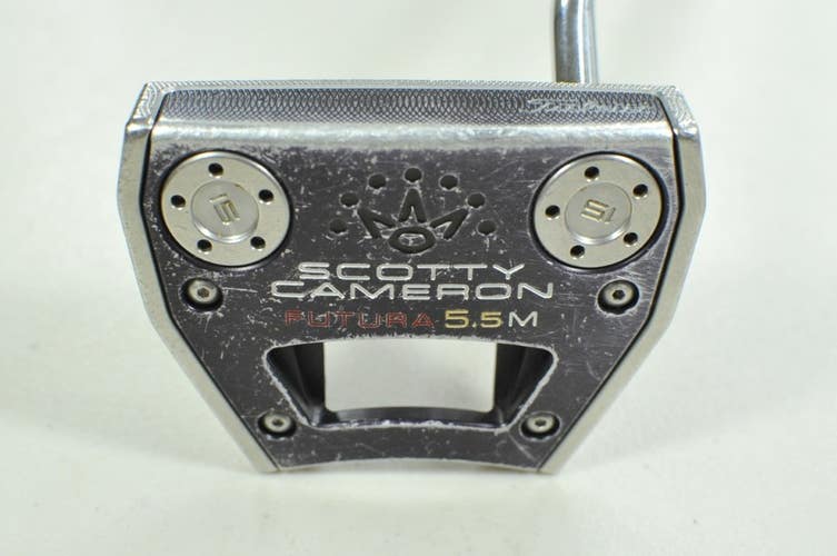 Titleist 2017 Scotty Cameron Futura 5.5M 34" Putter Right Steel POOR # 200661