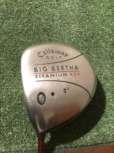 Callaway Left Handed Big Bertha Titanium 454 9* Driver Regular RCH 65w Graphite