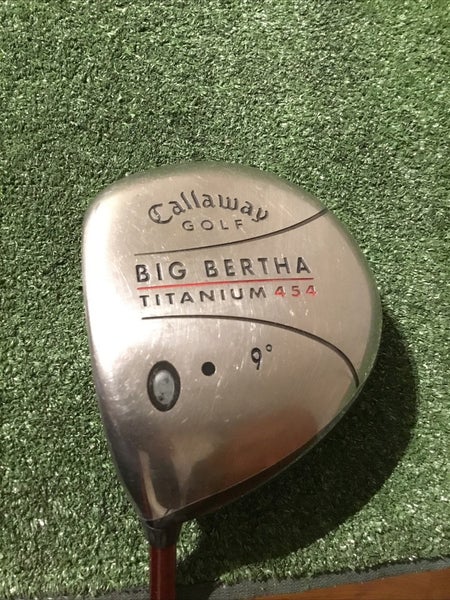 Callaway Left Handed Big Bertha Titanium 454 9* Driver Regular RCH 65w Graphite