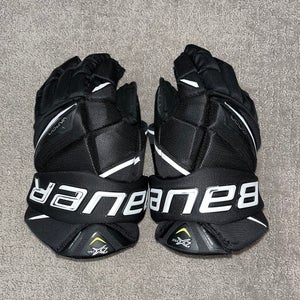 Black Bauer Vapor 2X Pro Gloves 13" (Used)