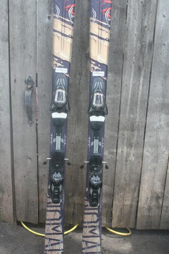 Unisex All Mountain 157 cm Atomic Nomad Smoke Skis With Atomic Adjustable Bindings