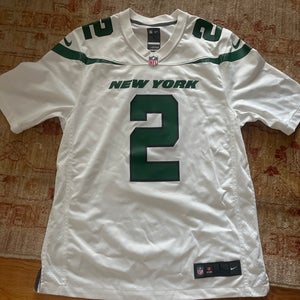 Zach Wilson New York Jets NFL Nike Jersey (Used) Size L