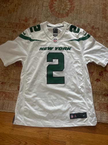 Zach Wilson New York Jets NFL Nike Jersey (Used) Size L