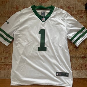 Sauce Gardner New York Jets NFL Men's Nike Jersey (Used) Size L