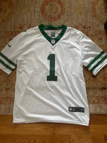 Sauce Gardner New York Jets NFL Men's Nike Jersey (Used) Size L