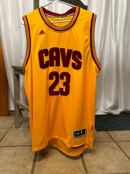 Adidas Cleveland Cavaliers LeBron James Gold XL Men's Adidas Jersey (New)