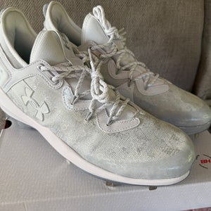 Men's Size 13.0 (W 14.0) Under Armour Harper 8 Low Top Metal (New)
