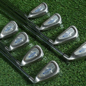 CALLAWAY STEELHEAD X-14 2000 IRONS SET 3-P TRUE TEMPER STEELHEAD RH ~ NEW GRIPS!