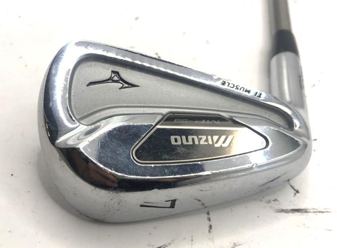 Left Handed Mizuno MP 59 7 Iron Steelfiber i80 Stiff Graphite Shaft *Nice*