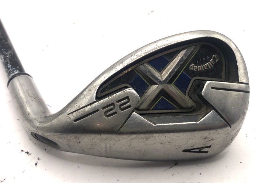 Callaway X-22 A Gap Wedge 75g Regular Flex Graphite Shaft Mens RH *Good*