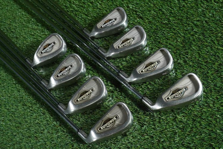 CALLAWAY BIG BERTHA X-12 PRO SERIES IRONS SET 3-P RIFLE STEEL STIFF FLEX RH