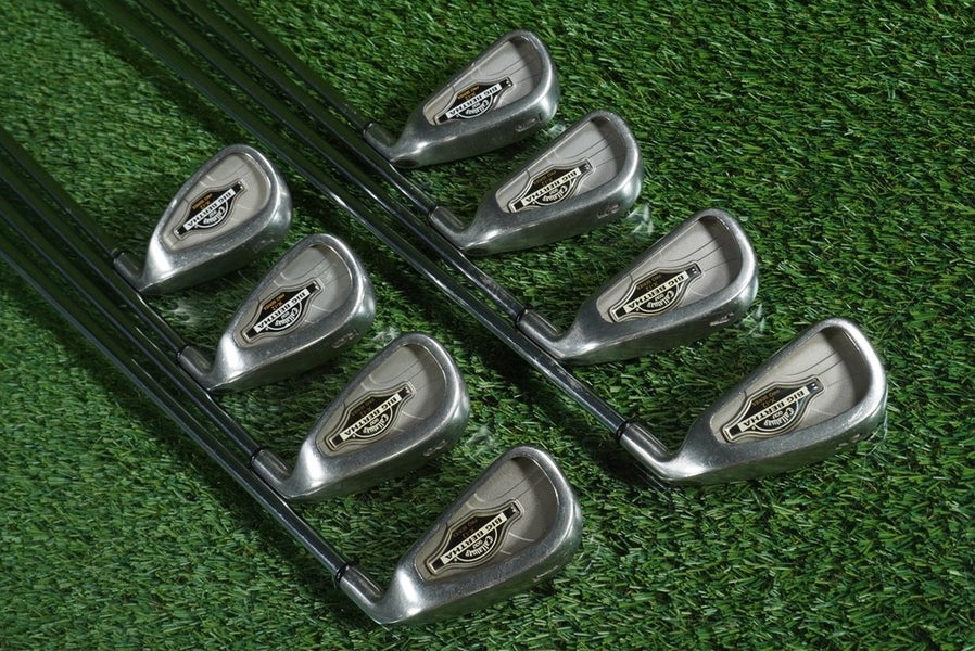 CALLAWAY BIG BERTHA X-12 PRO SERIES IRONS SET 3-P RIFLE STEEL STIFF FLEX RH
